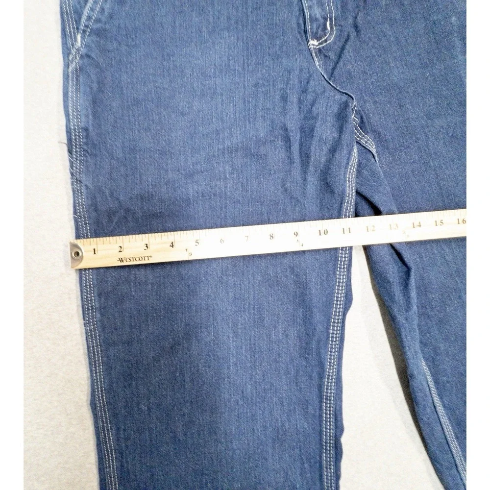 Carhartt 382-83 Denim Carpenter Pants‎ 32x32 Triple Stitched Dungaree Workwear